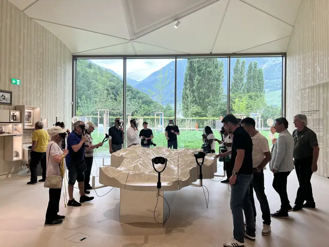 Opening day at the museum