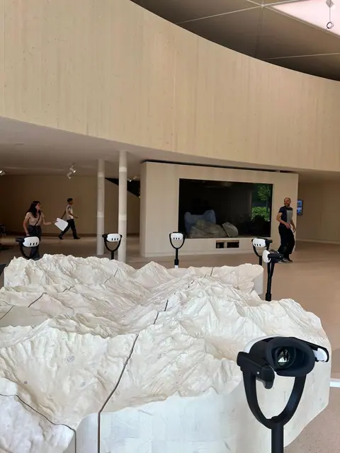 The headset stands