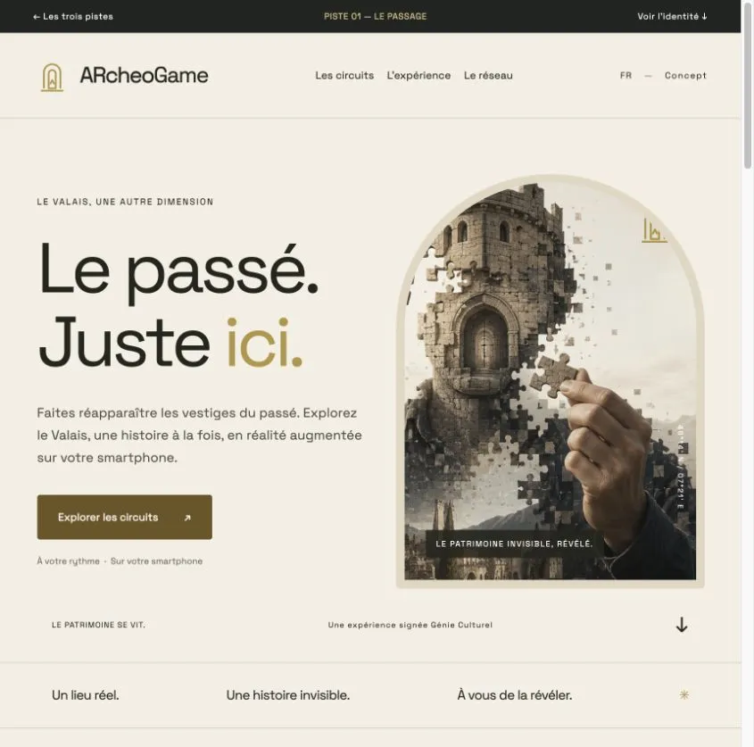 Visual direction “Le Passage” • brand mock-up