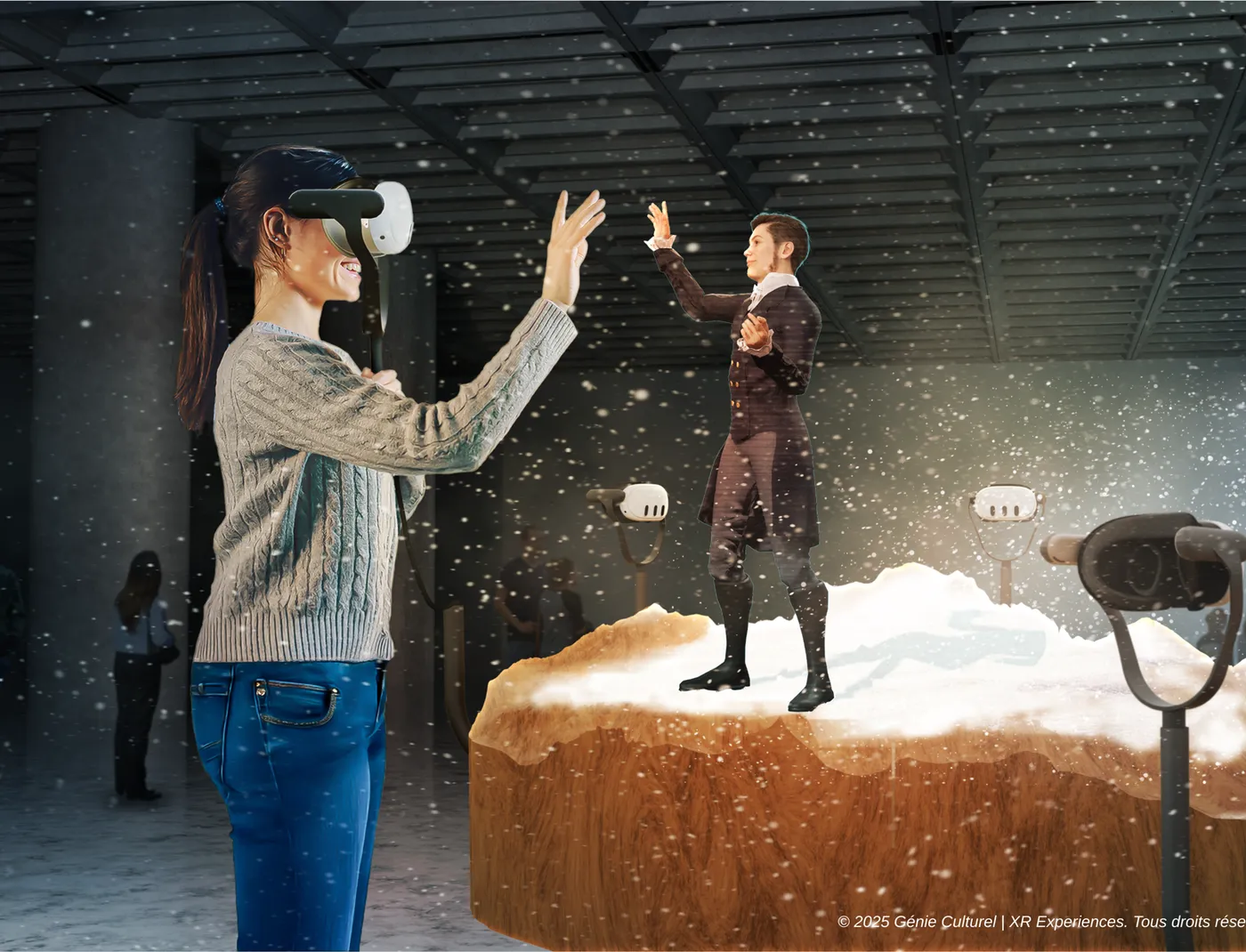 Augmented story • illustration of the installation