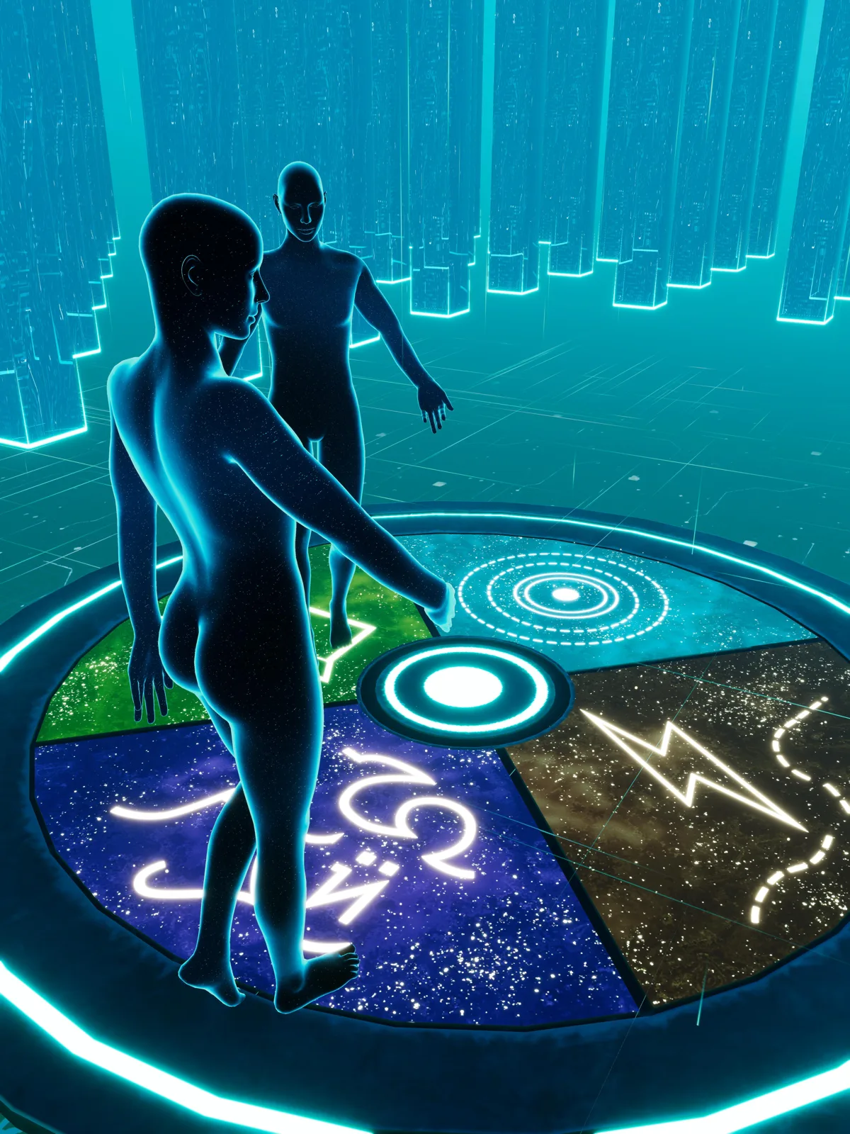 Novasphère · the game world