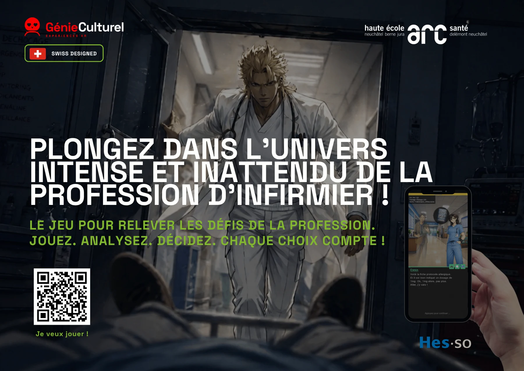 Visual novel · HE-Arc Santé