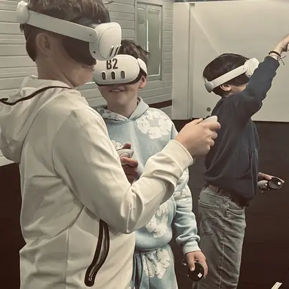 Players at the VR Center